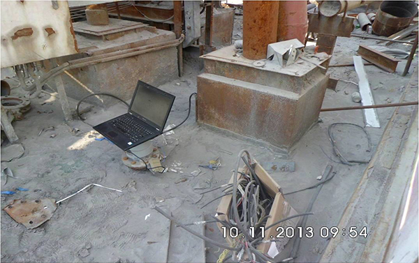 西山煤電-利馬克雷達物位計工況現(xiàn)場